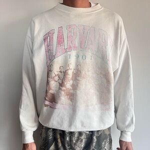 Vintage 90s/ Y2K 2000s Harvard University Crewneck Sweatshirt